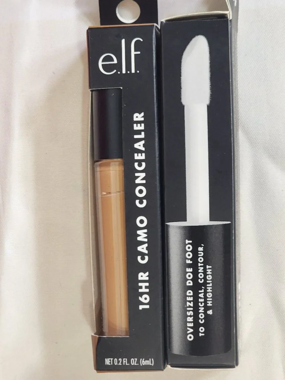 E.L.F. 16HR Camo Concealer .2fl oz. Full Coverage Matte Finish Deep Olive 2CT